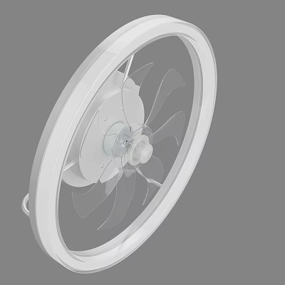 Fan chandelier 3d model