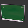 Green Wall Hanging With White Frame And Small Decorative Patterns Like Stars Rainbow Apple