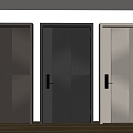 Modern Minimalist Entry Door Anti-theft Door Top Single Door Sub-mother Door Door Password Door 3d model