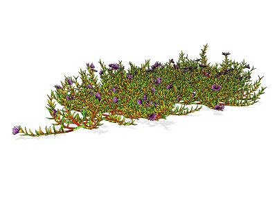 Modern Vine Green Vine 3d model Modern Vine Green Vine 3d model