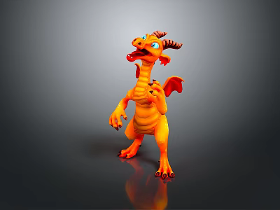 Monster Flying Monster Mountain Essence Alien Monster Alien Monster Warrior 3d model