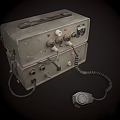 Modern Military Radio Modern Equipment Industrial Military Military Radio Electrical Equipment 3d model