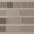 Various Textured Wall Panels with Striped Patterns and Neutral Colors for Interior 3d model