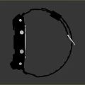 G SHOCK Black Sports Watch With Green Dial And Durable Strap Design