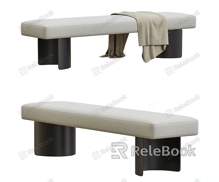 Bed end stool model