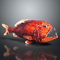 Fish Marine Animals Deep Sea Fish Angler Cartoon Fish 3d model