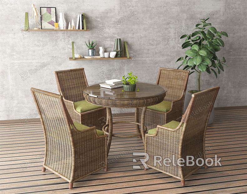 Modern Outdoor Table and Chair Leisure Chair model