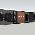 Casarte Shopping Mall Store With Modern Glass Front And Interior Product Displays