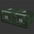 Modern Science Fiction Box Science Fiction Box Military Box Password Box 3d model