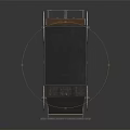 Classic Vintage Carriage With Golden Accents Roof Railings And Wooden Wheels