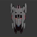 Futuristic Sci Fi Weapon Design Featuring White Pink Advanced Complex Structure