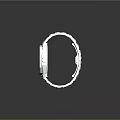 Luxury Silver Metallic Wristwatch With Diamond Accents And Sleek Stainless Steel Band