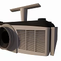 Projection Monitoring Device with Front Lens Heat Vents and Top Handle Design