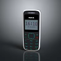 Nokia Classic Computer With Keypad Screen Displaying Time And Date Function