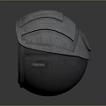 Modern monitoring head security monitoring surveillance camera 3d model