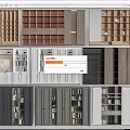 Modern Wooden Bookcases With Open Shelves And Closed Cabinets In Multiple Colors
