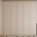 Modern Black Dresser With White Wardrobe Wooden Floor And Black White Rug