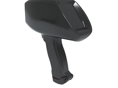 Black Handheld Scanner Device With Ergonomic Handle And Modern Design 3d model