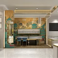 Elegant Jewelry Store Interior Exterior With Gold Decor And Glass Display Cases