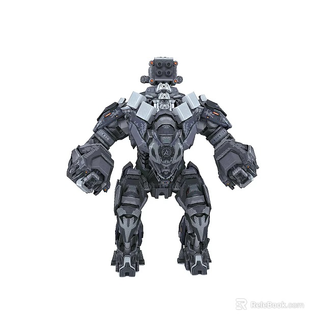 Intelligent Machine With Sci Fi Mechanical Structure Armored Exterior And Complex Joints 3d model 
