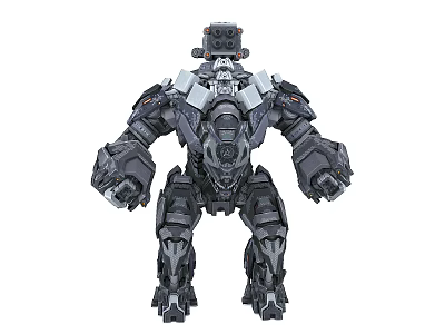 Intelligent Machine With Sci Fi Mechanical Structure Armored Exterior And Complex Joints 3d model