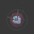 Aerial Planning of Modern Urban Landscape with River Iconic Buildings and Green Spaces