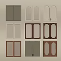 Modern Stylish Wardrobe Doors With Various Panel Designs And Color Options