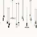 Modern Contemporary Pendant Lights With Various Designs And Metal Glass Elements