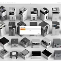 Different Types Of Industrial Equipment Models With Various Designs And Features
