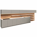 Modern Kitchen Cabinets With Built In Oven And Sleek Design