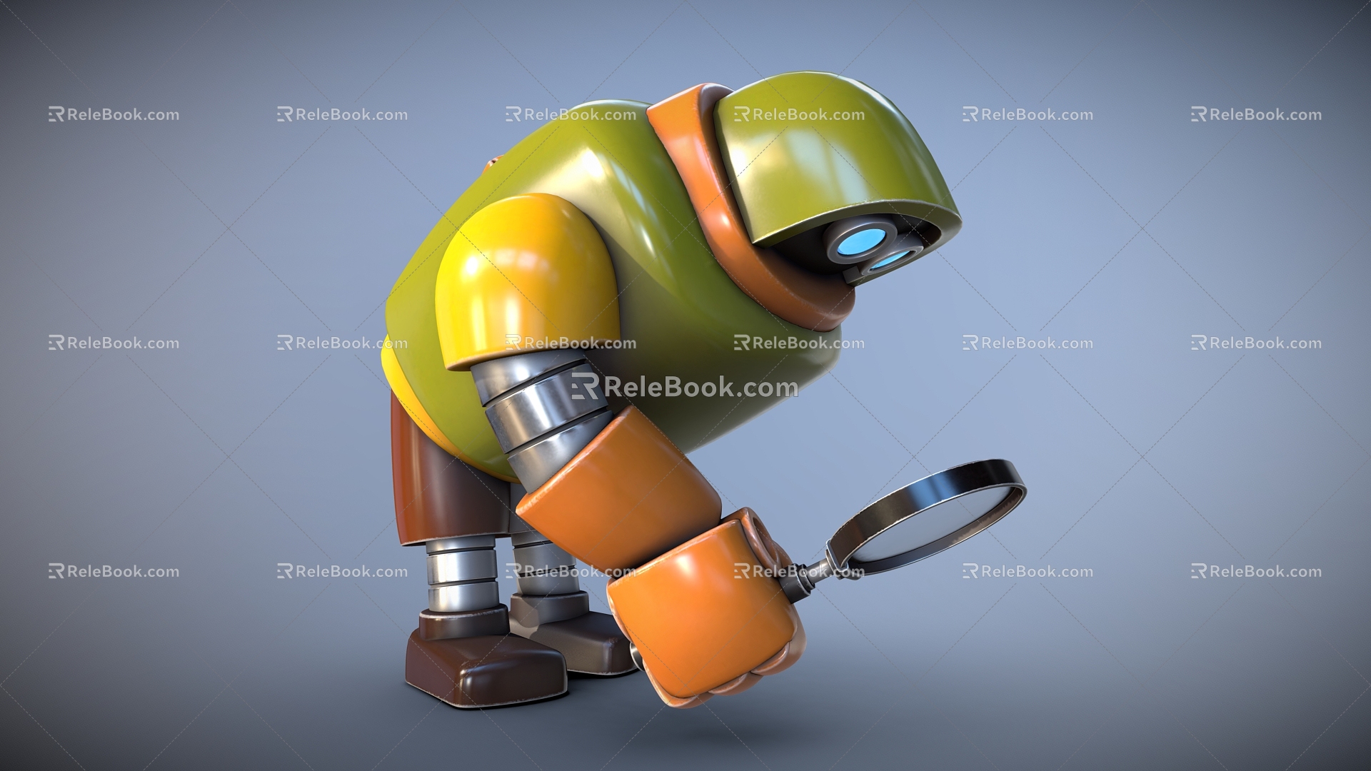 Robot Intelligent Robot AI AI Robot Monitoring Robot Mecha Man Mecha Warrior Alien 3d model