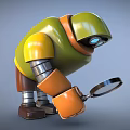 Robot Intelligent Robot AI Robot Monitoring Robot Mecha Man Mecha Warrior Alien 3d model