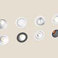Modern Downlights and Spotlights with Various Styles and Finishes for Interior Lighting