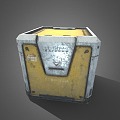 Modern Sci-Fi Box Weapon Box Supply Box 3d model