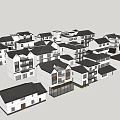 Rural Self-built Homes Featuring Traditional And Modern Architectural Styles With Diverse Roof Designs
