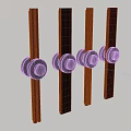 Modern Wall Lamps With Sleek Black Design And Circular Accents Arrangement