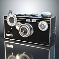 Vintage AGFA Ambrotype Camera Classic Design With Lens And Control Dials