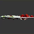 Red Cherry Tomatoes Green Cucumber Slices White Radish on White Plate with Colorful Checkered Napkin