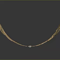 Gold Tiara with Intricate Curved Scrollwork and Central Sparkling Gemstone Elegant Jewelry Accessory