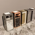 Modern trash can trash can trash can hotel trash can 3d model