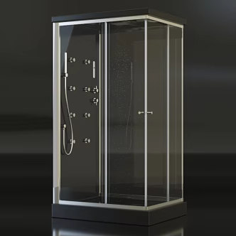Shower room 3d model
