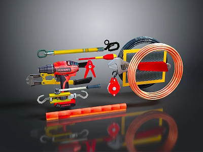 Tools Hardware Tools Processing Tools Furniture Realistic 3d model