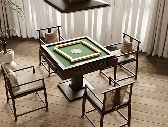 New Chinese Mahjong Table Entertainment Table 3d model