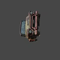Vintage GMC Old Truck With Rusted Body Broken Windshield And Classic Retro Design