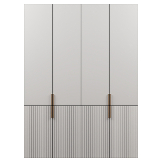 Minimalist wardrobe 3d model