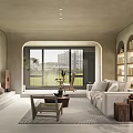 Modern Sofa And Coffee Table Set In Living Room With Minimalist Design And Cozy Atmosphere
