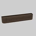 Modern Wooden TV Stand with Natural Grain Finish and Sleek Floating Design
