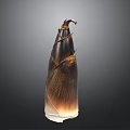 Fresh Natural Bamboo Shoot With Brown Outer Layers And Tender Texture