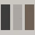 Modern Hinged Doors Featuring Three Colors And Wood Grain Texture Design 3d model