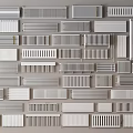 Various Types of Home Heating Radiators with Different Designs and Styles